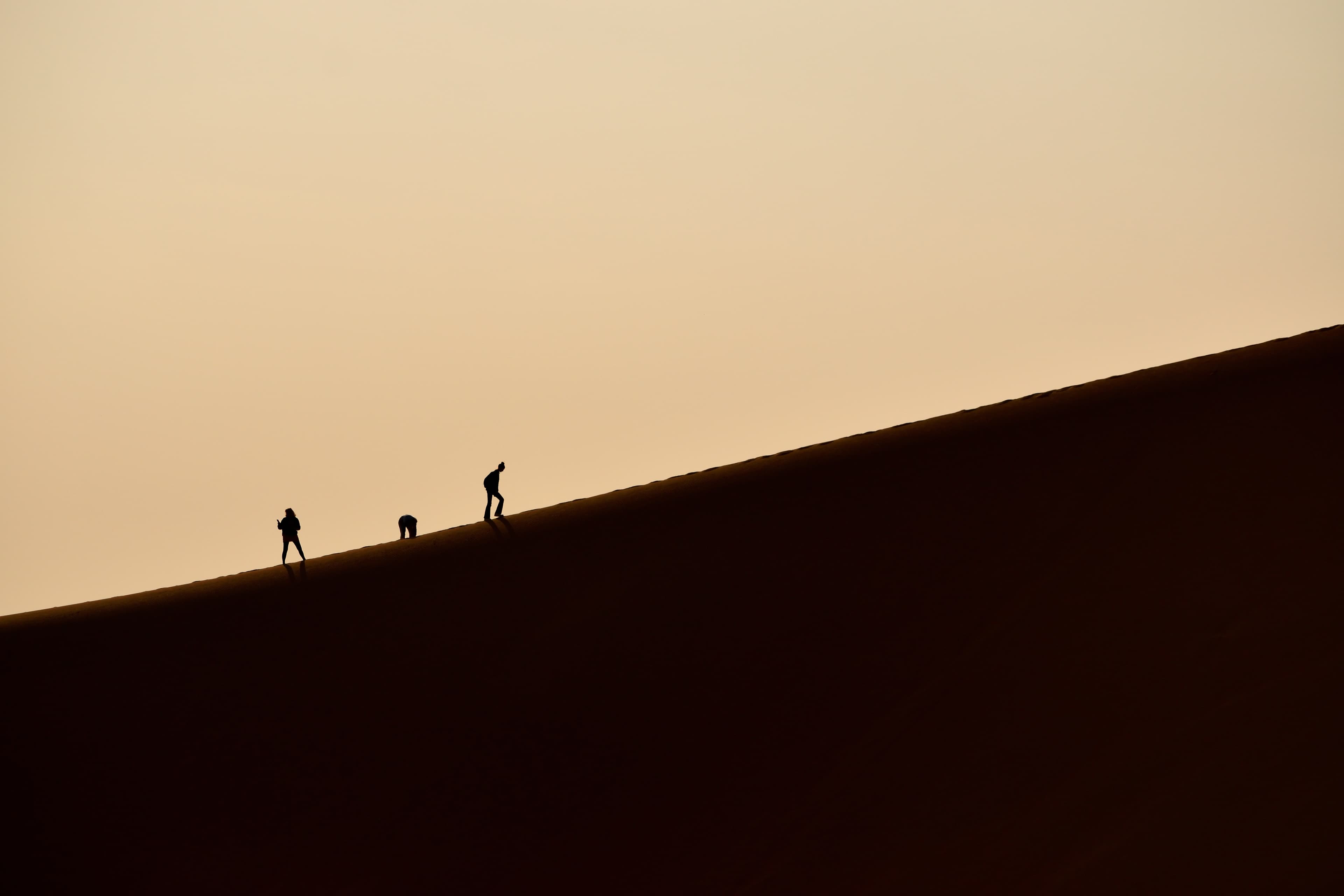 Walking the dunes